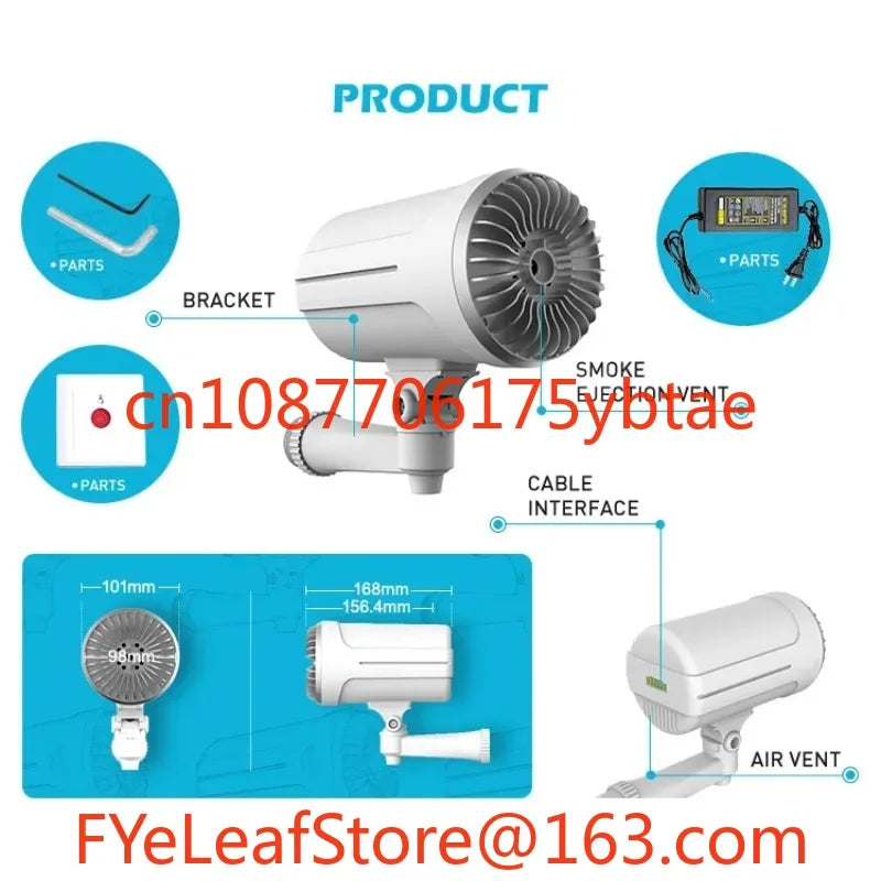 Gadgets Smart Security Fog Generator House Alarm System Home Security Tool Random Color